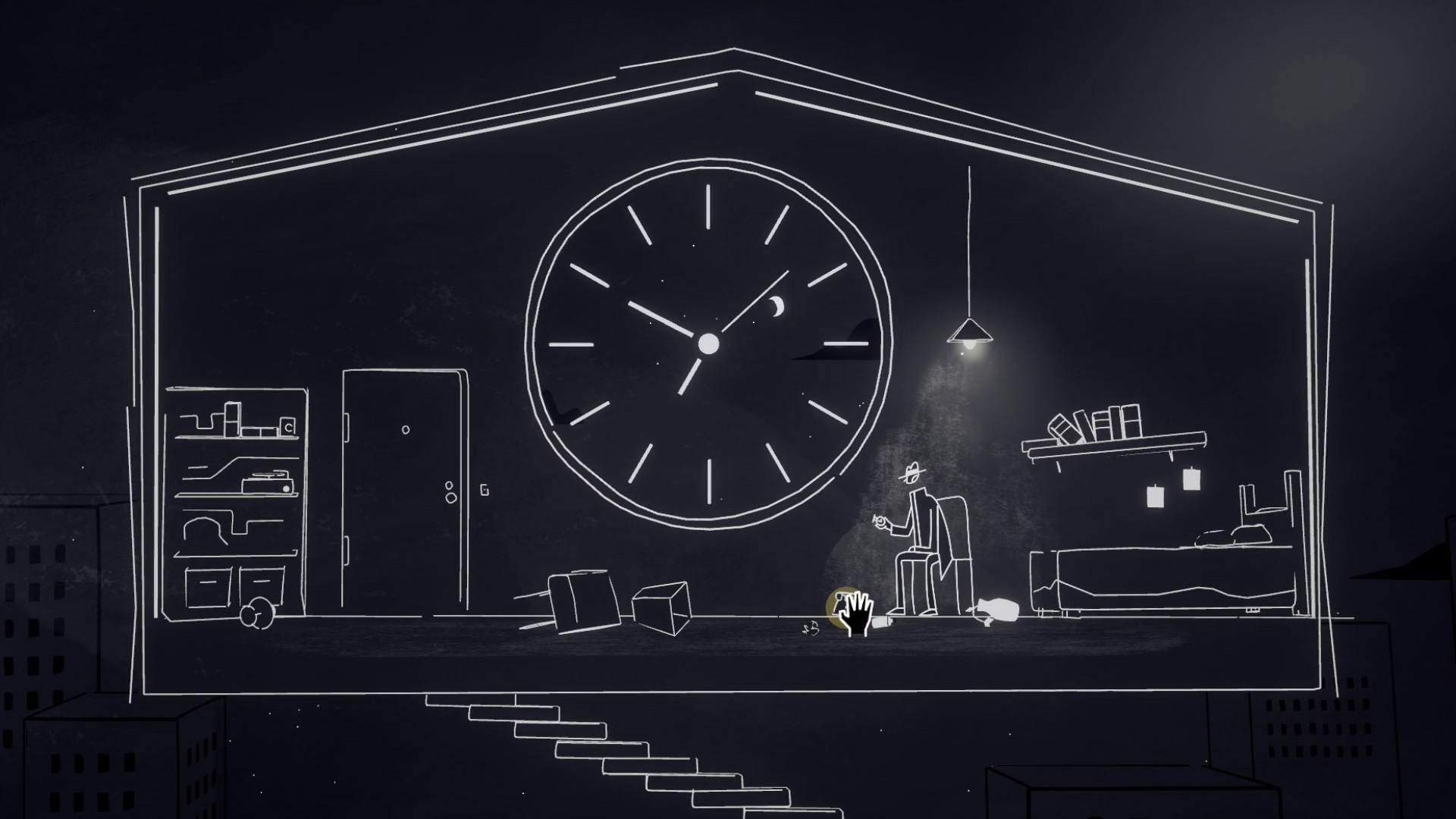 Screenshot of No Man's apartment room